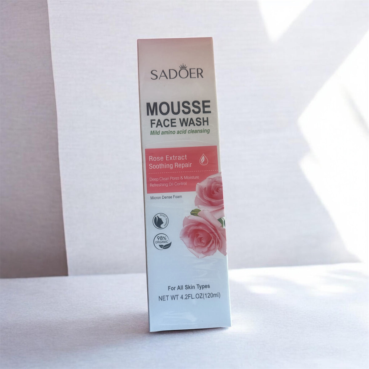 Mousse face wash