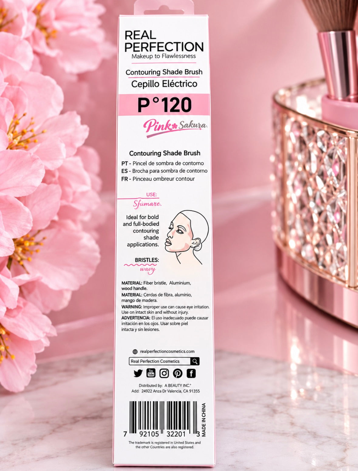 Pink perfection brush