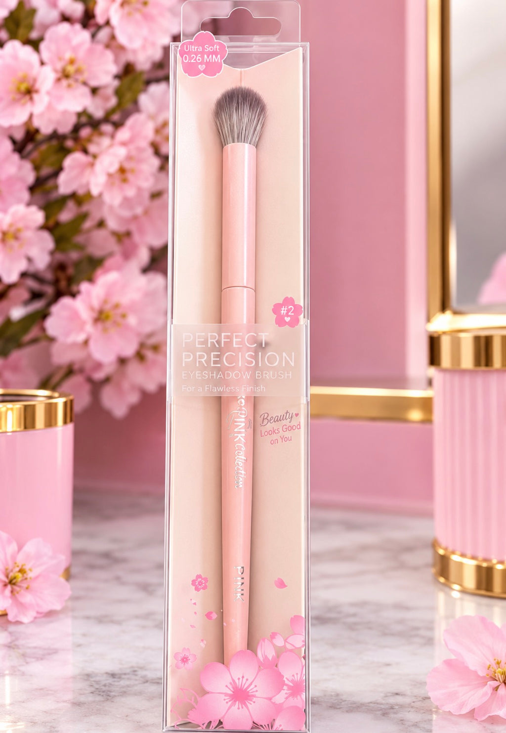 Pink perfection brush