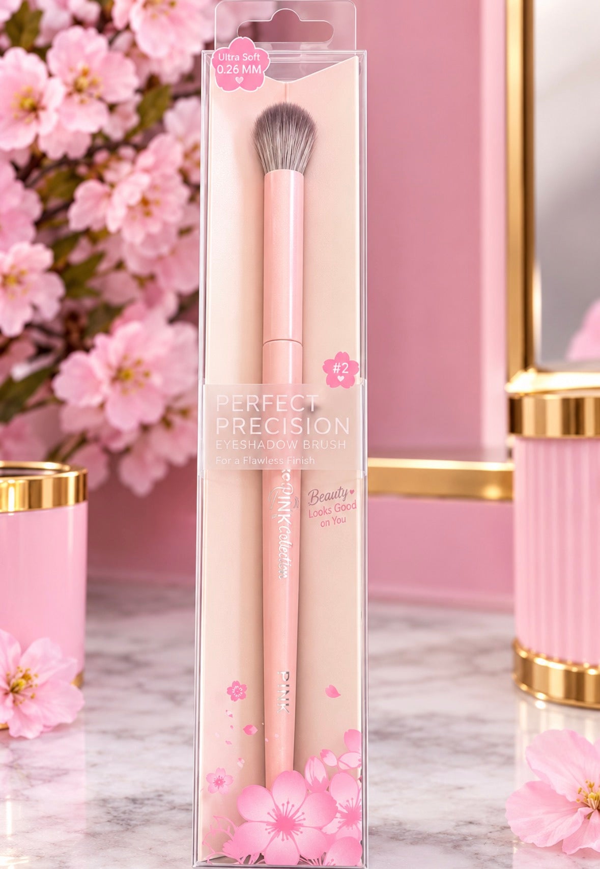 Pink perfection brush