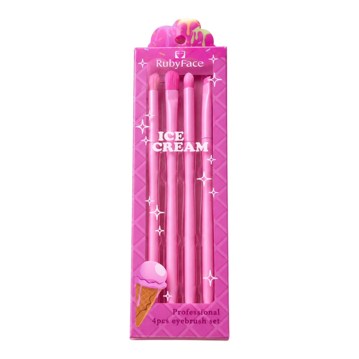 Ruby face eyeshadow brush ice cream