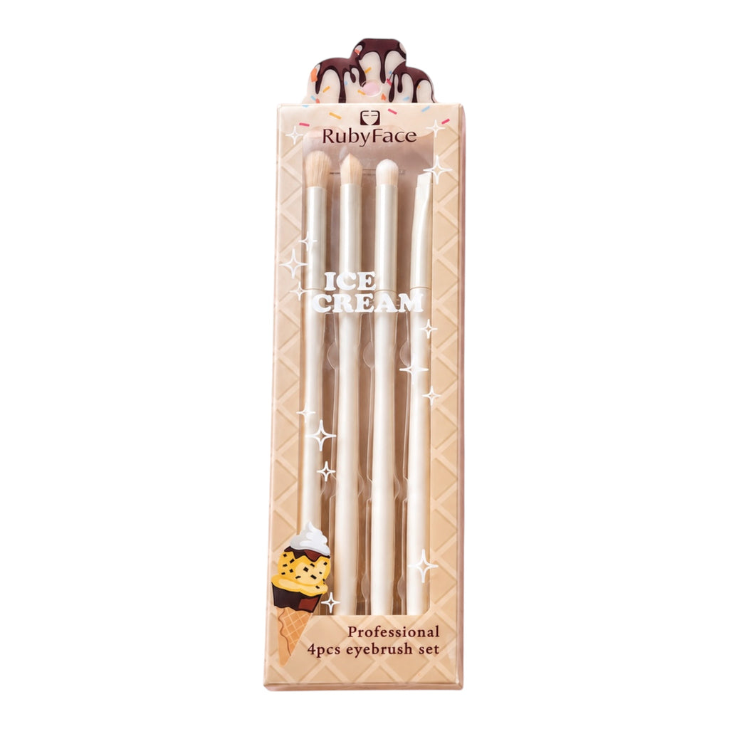 Ruby face eyeshadow brush ice cream