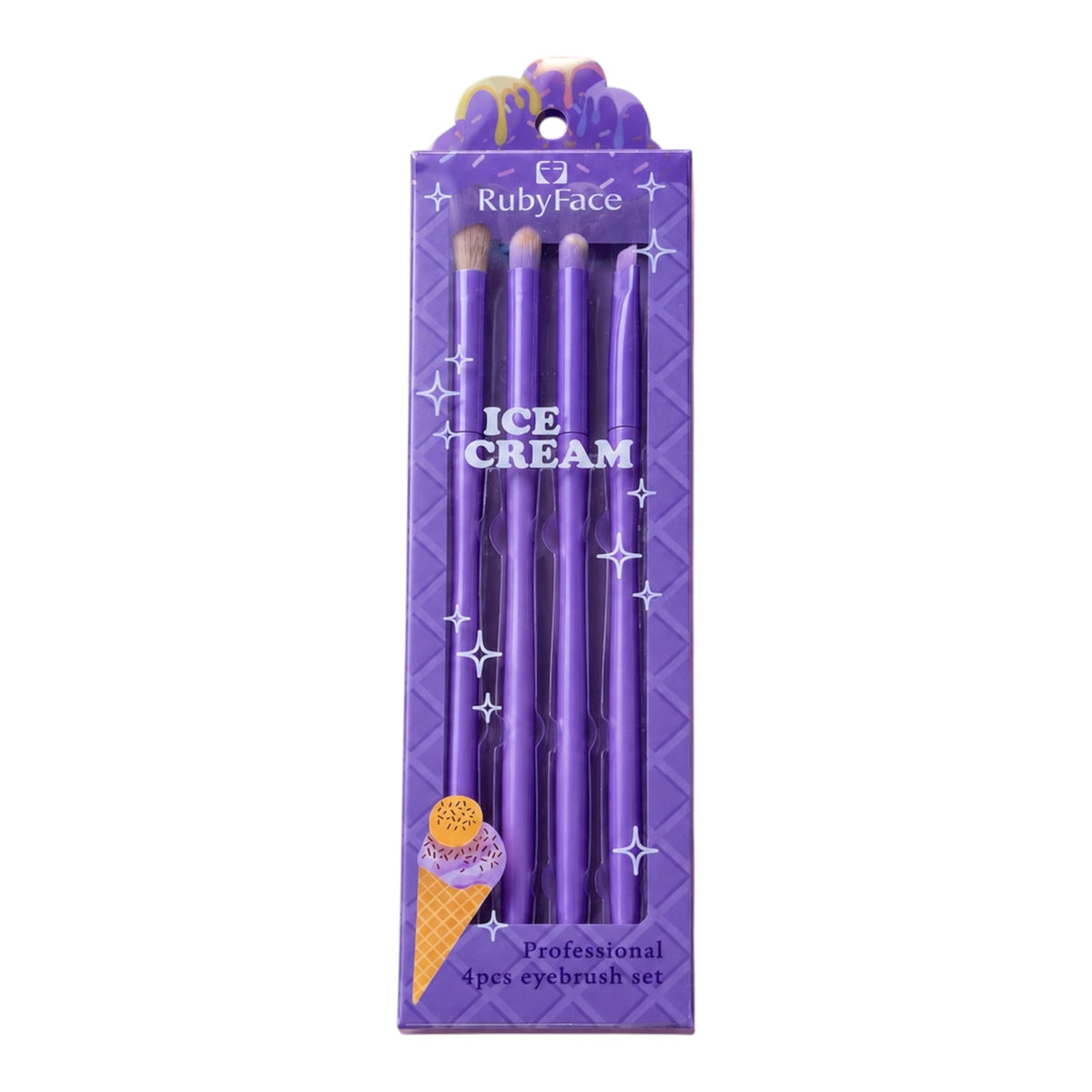 Ruby face eyeshadow brush ice cream